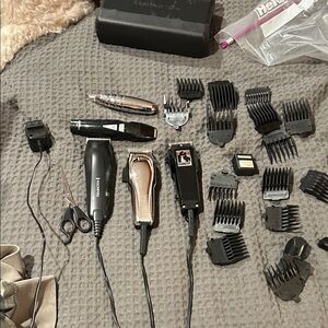 Black and Gold Hair Clipper Set